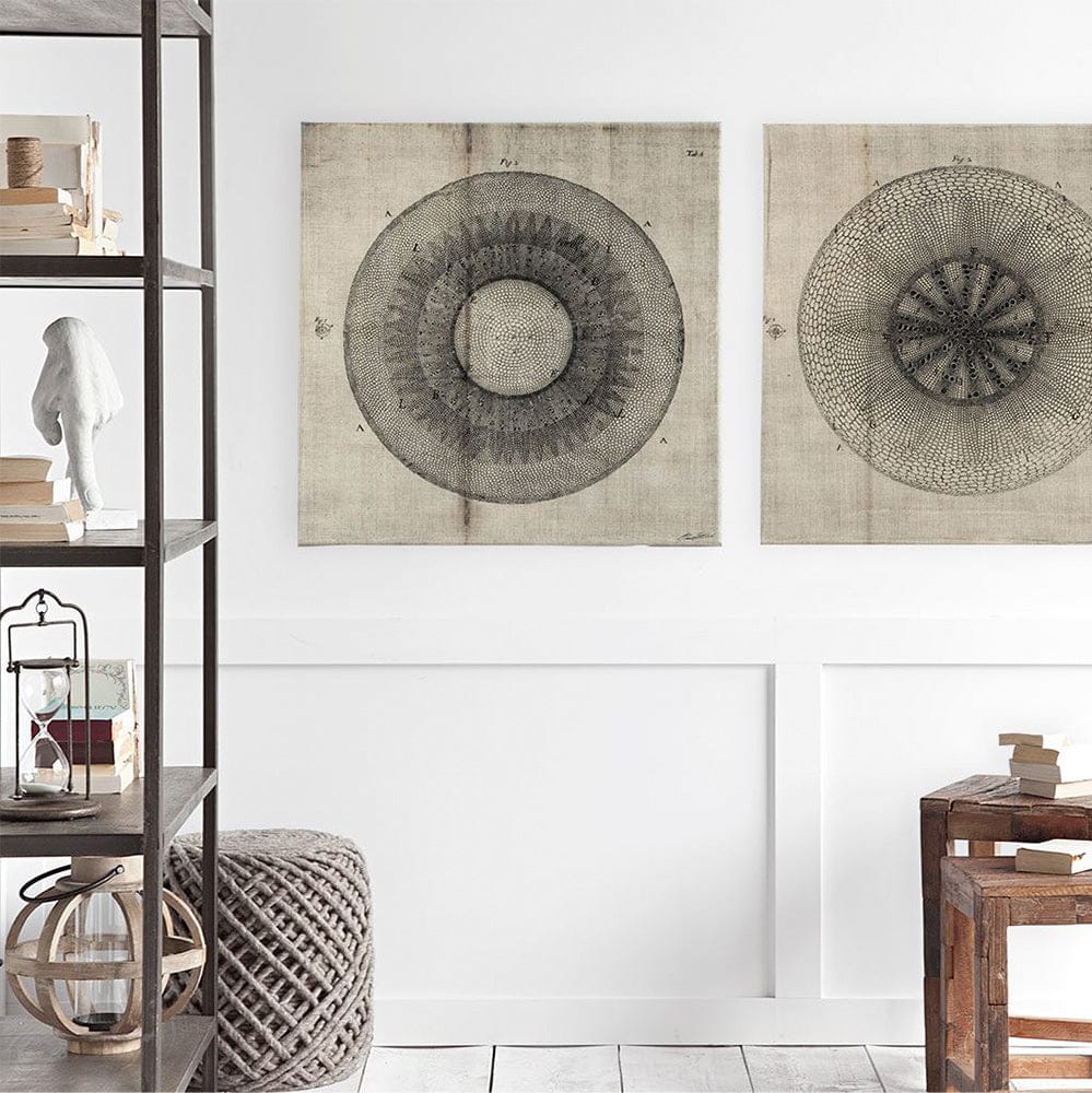 Mercana - Cross Cut II MC by Mercana Studio a Hand Embellished Textured Canvas - 100005-S view 3
