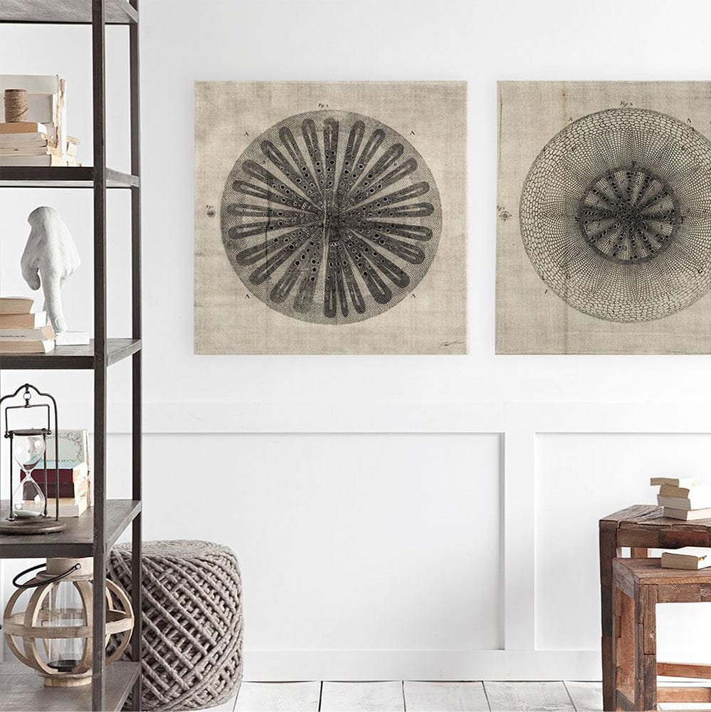 Mercana - Cross Cut III MC by Mercana Studio a Hand Embellished Textured Canvas - 100006-S view 3