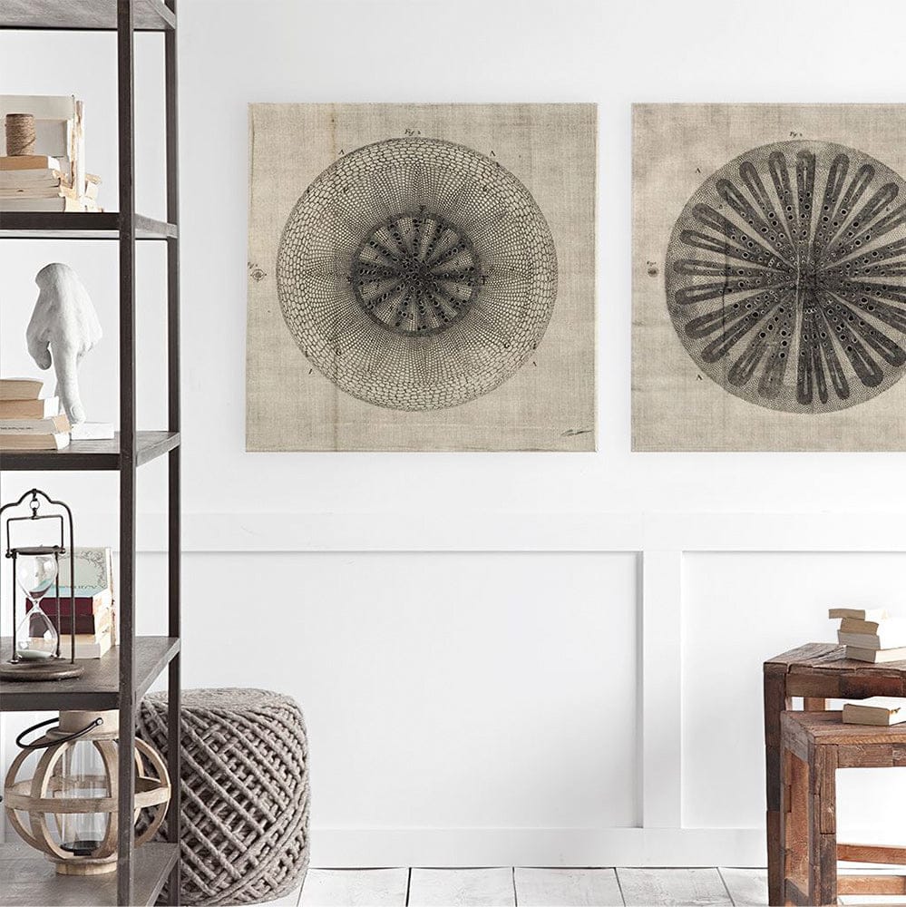 Mercana - Cross Cut IV MC by Mercana Studio a Hand Embellished Textured Canvas - 100007-S view 3