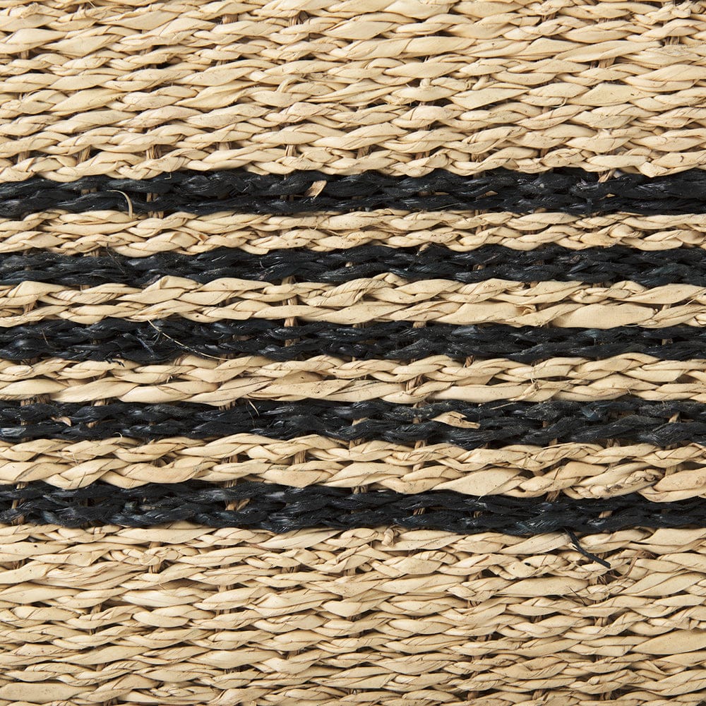 Mercana - Cullen 15.7L x 15.7W x 15.7H Grey Twisted Seagrass Square Basket (Set of 3) - 69612 view 6