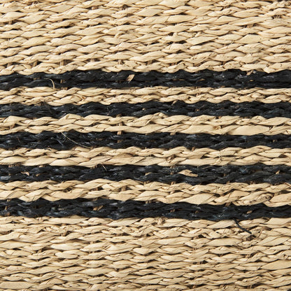 Mercana - Cullen 15.7L x 15.7W x 15.7H Grey Twisted Seagrass Square Basket (Set of 3) - 69612 view 6