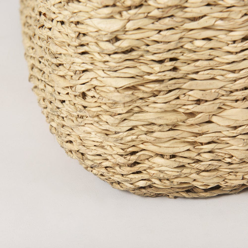 Mercana - Cullen 15.7L x 15.7W x 15.7H Grey Twisted Seagrass Square Basket (Set of 3) - 69612 view 8