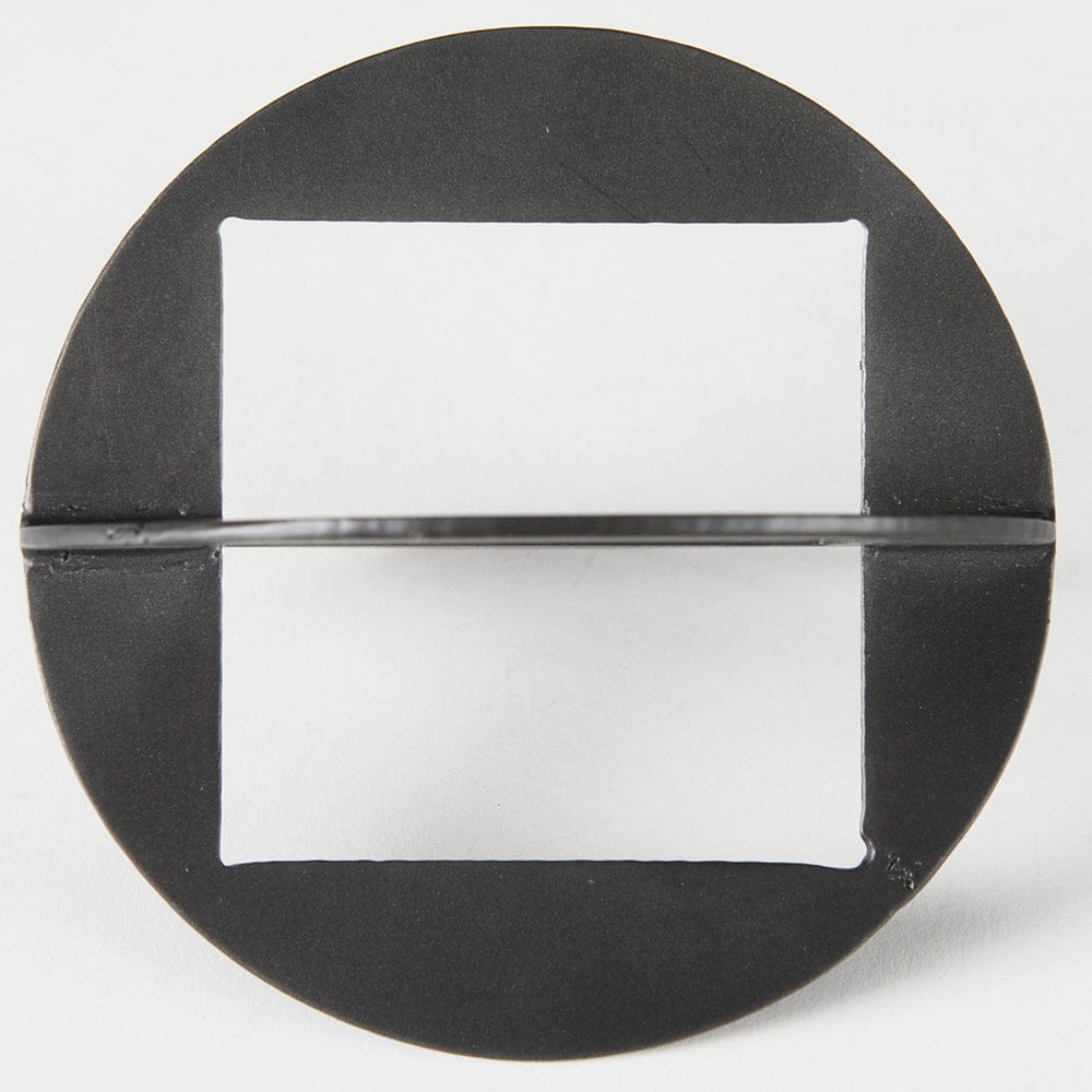 Mercana - Cusco 6.0 L x 6.0 W x 6.0 H Black Iron Small Gunmetal Geometric Decorative Object - 69251_CLOSEOUT view 7