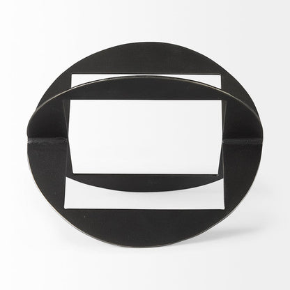 Mercana - Cusco 7.0L x 7.0W x 10.0H Black Iron Large Geometric Decorative Object - 69252 view 3