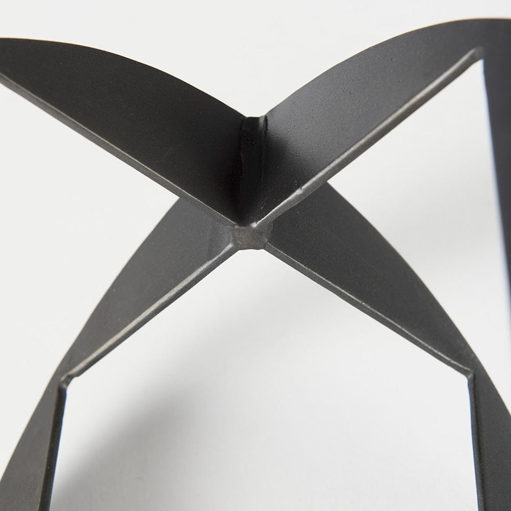 Mercana - Cusco 7.0L x 7.0W x 10.0H Black Iron Large Geometric Decorative Object - 69252 view 6