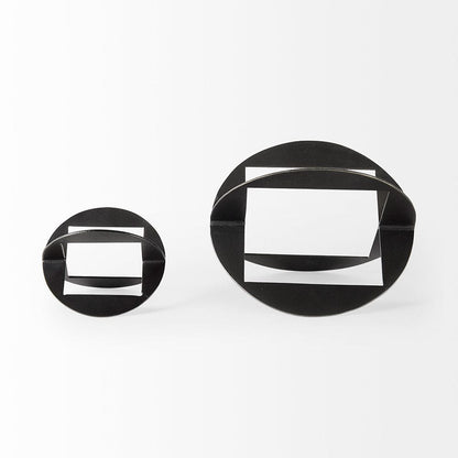 Mercana - Cusco 7.0L x 7.0W x 10.0H Black Iron Large Geometric Decorative Object - 69252 view 8