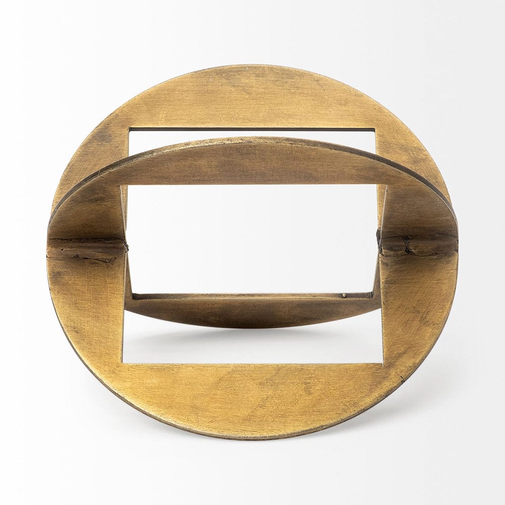 Mercana - Cusco I Small 5L x 5W Gold Geometric Decorative Object - 68663 view 4