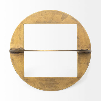 Mercana - Cusco II Large 9L x 9W Gold Geometric Decorative Object - 68664_CLOSEOUT view 6