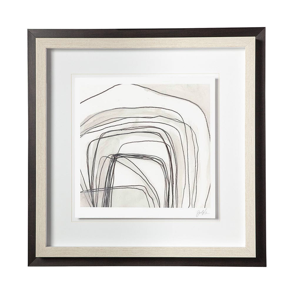 Mercana - Custom Abstract Logic III by June Vess a Framed Art Print Matted under Glass - 11013 view 1