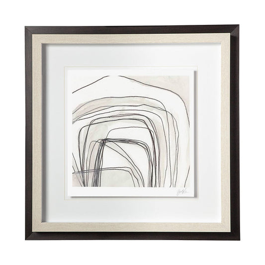 Mercana - Custom Abstract Logic III by June Vess a Framed Art Print Matted under Glass - 11013 view 1
