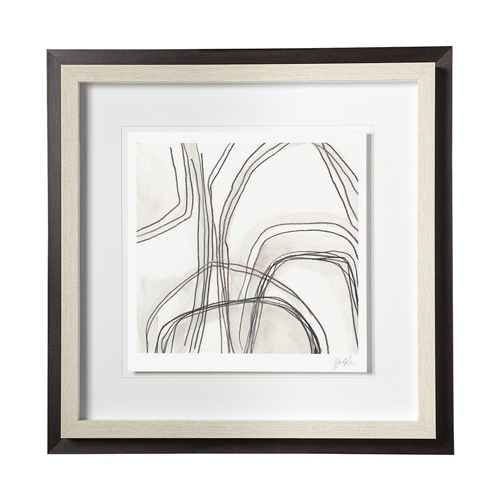 Mercana - Custom Abstract Logic IV by June Vess a Framed Art Print Matted under Glass - 11014 view 1