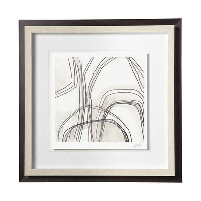 Mercana - Custom Abstract Logic IV by June Vess a Framed Art Print Matted under Glass - 11014 view 1