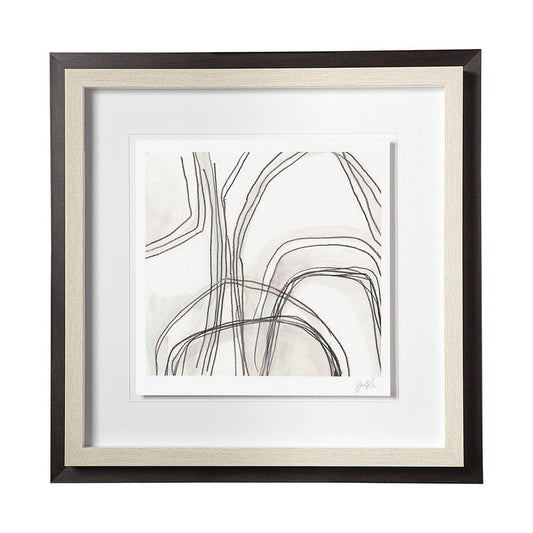 Mercana - Custom Abstract Logic IV by June Vess a Framed Art Print Matted under Glass - 11014 view 1