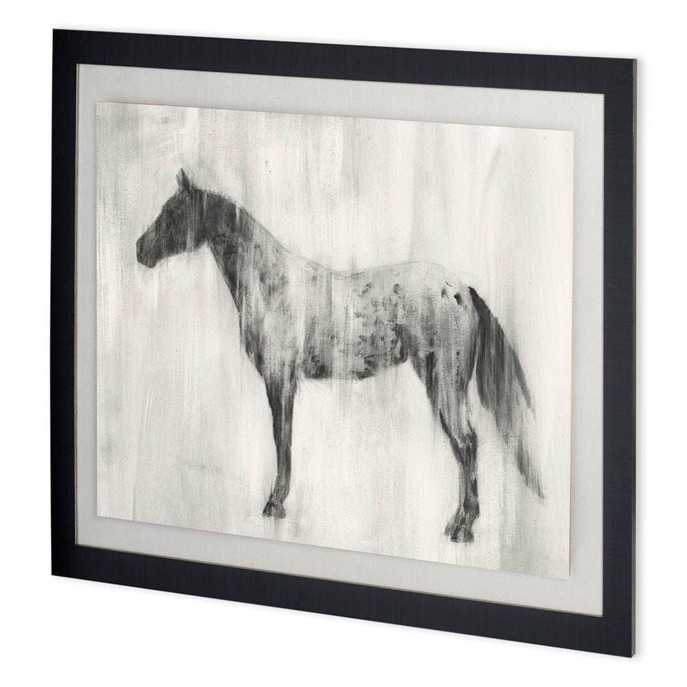 Mercana - Custom Appaloosa Study II MC by Ethan Harper Hand Embellished Textured Framed Decograph Art Print - 10967 view 1