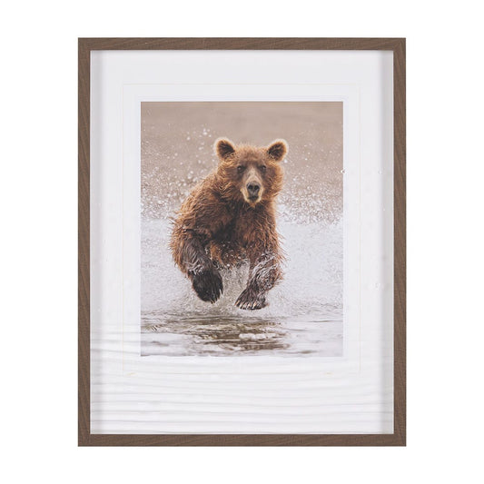 Mercana - Custom Bears at Play II MC by PH Burchett Hand Embellished Framed Art Print Matted under Glass - 10246 view 1