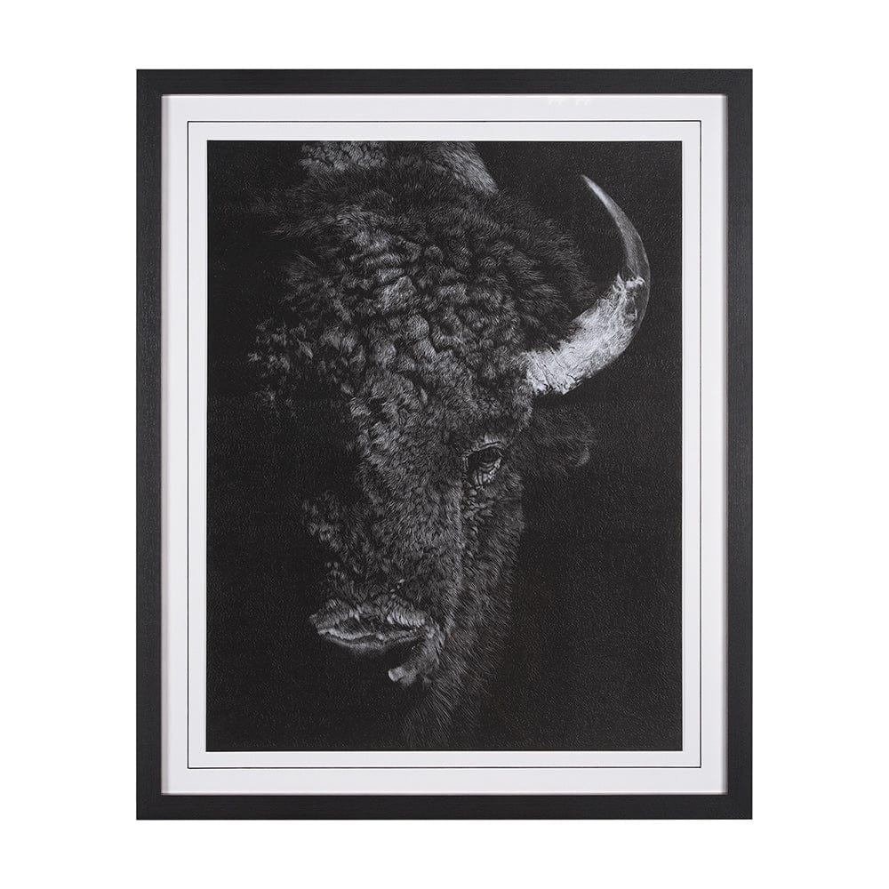 Mercana - Custom Black Glimpse I by Mercana Studio Hand Embellished Framed Art Print Matted under Glass - 11622 view 1
