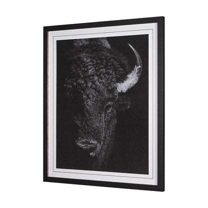 Mercana - Custom Black Glimpse I by Mercana Studio Hand Embellished Framed Art Print Matted under Glass - 11622 view 2