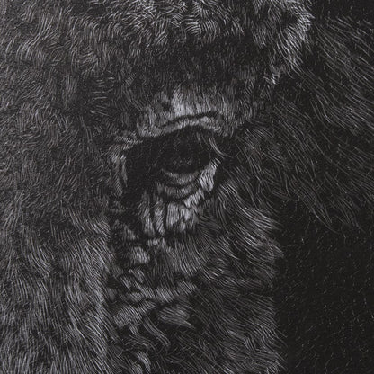 Mercana - Custom Black Glimpse I by Mercana Studio Hand Embellished Framed Art Print Matted under Glass - 11622 view 6