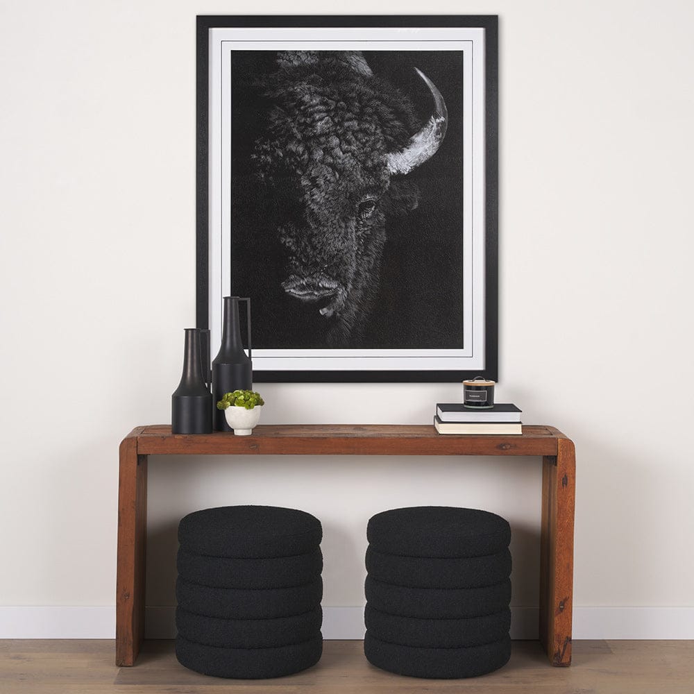 Mercana - Custom Black Glimpse I by Mercana Studio Hand Embellished Framed Art Print Matted under Glass - 11622 view 8