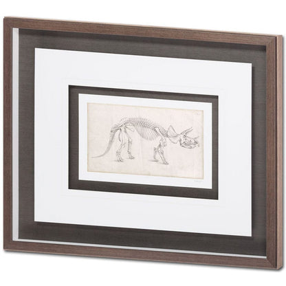 Mercana - Custom Dinosaur Study II MC by Harper, Ethan a Framed Art Print Matted under Glass - 9104 view 1