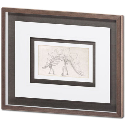 Mercana - Custom Dinosaur Study III MC by Harper, Ethan a Framed Art Print Matted under Glass - 9105 view 1