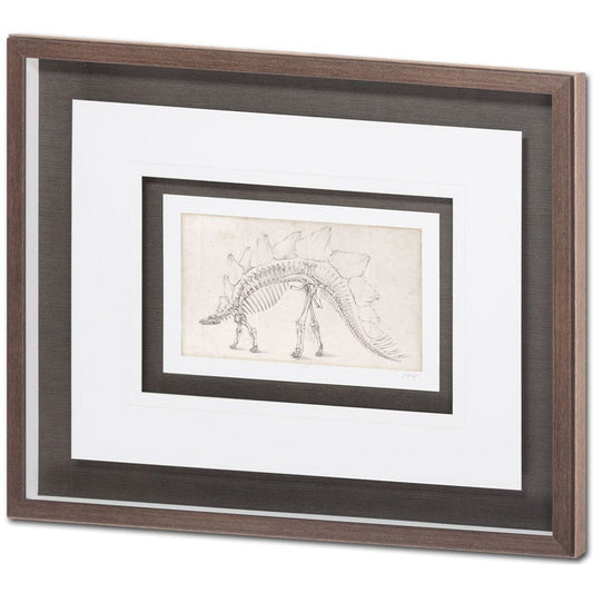 Mercana - Custom Dinosaur Study III MC by Harper, Ethan a Framed Art Print Matted under Glass - 9105 view 1