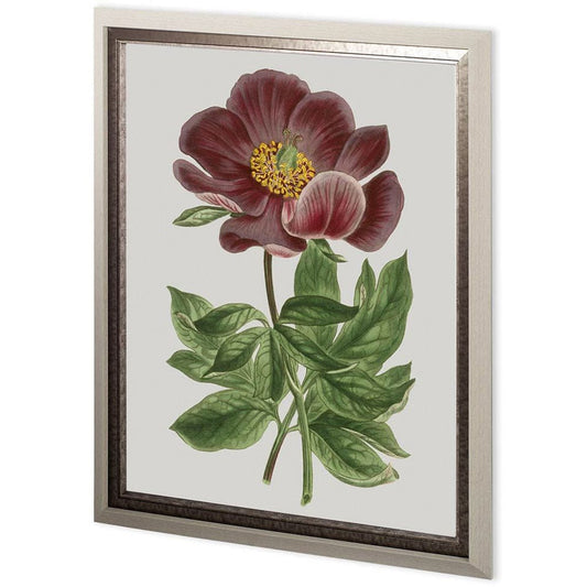 Mercana - Custom Floral Gems II by Ferdos Maleki Hand Embellished Textured Framed Art Print Matted under Glass - 11235 view 1