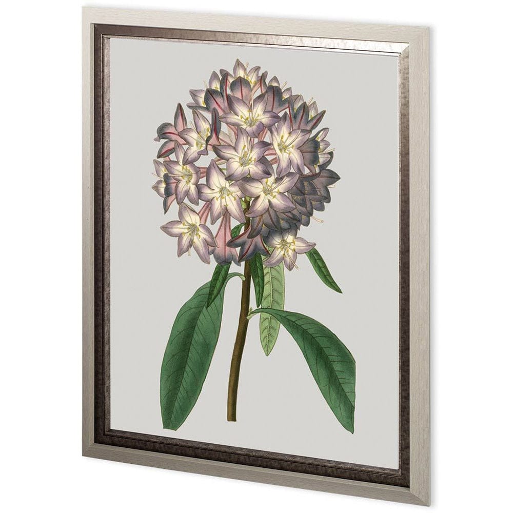 Mercana - Custom Floral Gems V by Ferdos Maleki Hand Embellished Textured Framed Art Print Matted under Glass - 11238 view 1