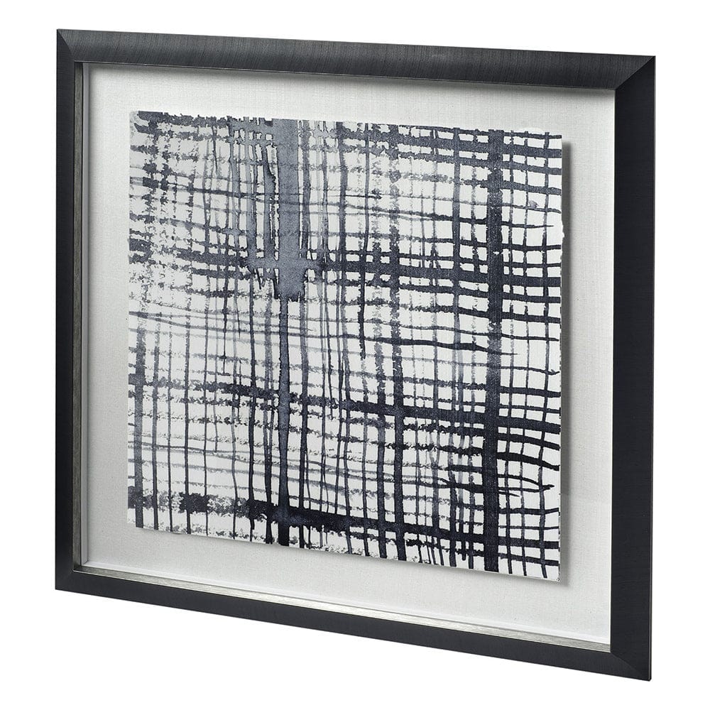 Mercana - Custom Stylus I by Chariklia Zarris a Hand Embellished Textured Framed Art Print Matted under Glass - 11793 view 1