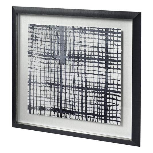 Mercana - Custom Stylus I by Chariklia Zarris a Hand Embellished Textured Framed Art Print Matted under Glass - 11793 view 1