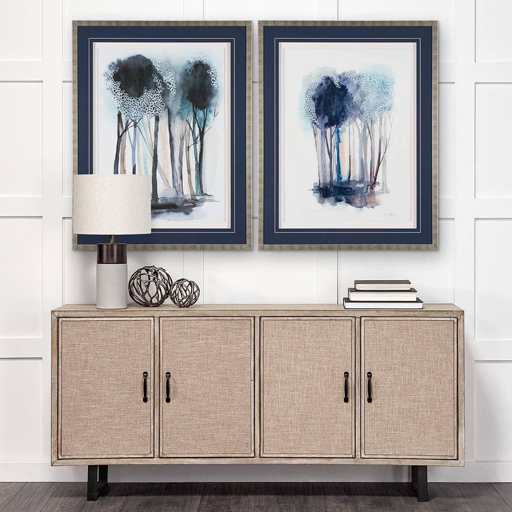 Mercana - Custom Tranquil Coppice II MC by Grace Popp a Framed Art Print Matted under Glass - 10174 view 4