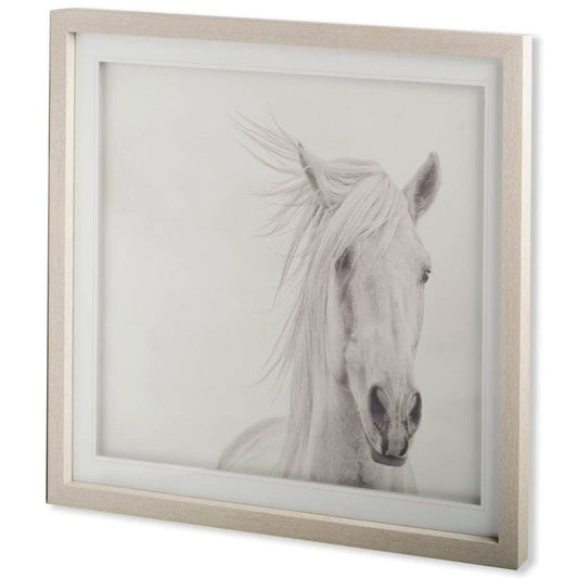 Mercana - Custom Wind Blown Mane I MC by PHBurchett a Framed Art Print Matted under Glass - 10373 view 1