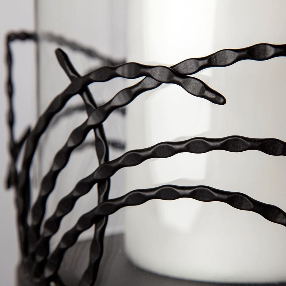 Mercana - Cutlass I Set of Two Black Metal Base Table Candle Holders - 67872_CLOSEOUT view 2