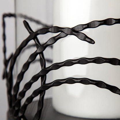 Mercana - Cutlass I Set of Two Black Metal Base Table Candle Holders - 67872_CLOSEOUT view 2
