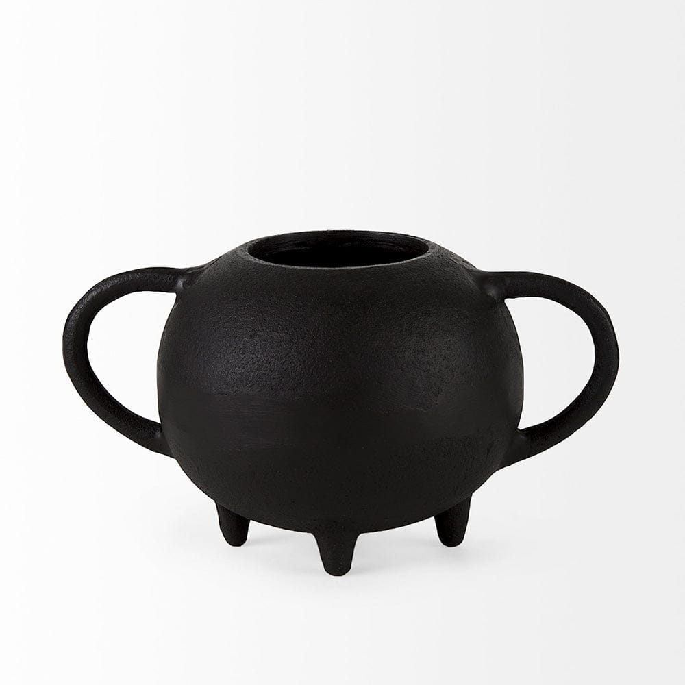 Mercana - Cyrus Black Spherical Vase Decorative Object - 69158 view 2