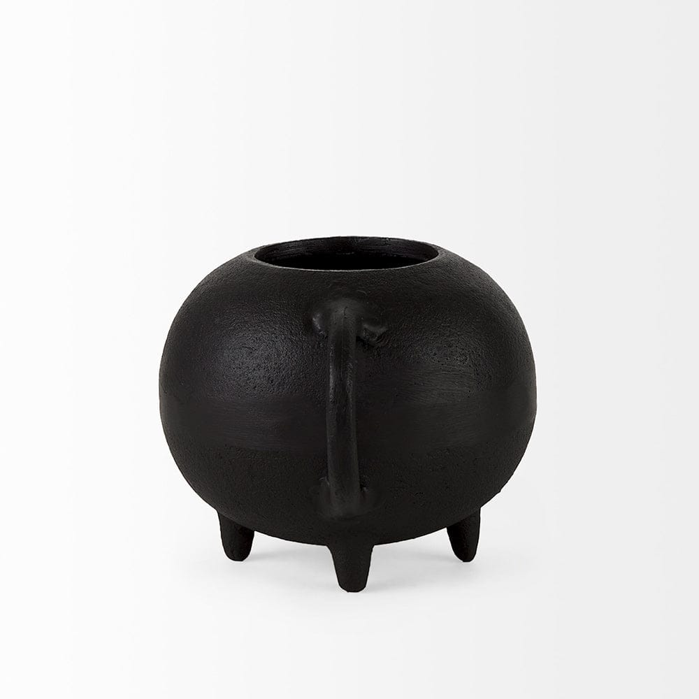 Mercana - Cyrus Black Spherical Vase Decorative Object - 69158 view 3