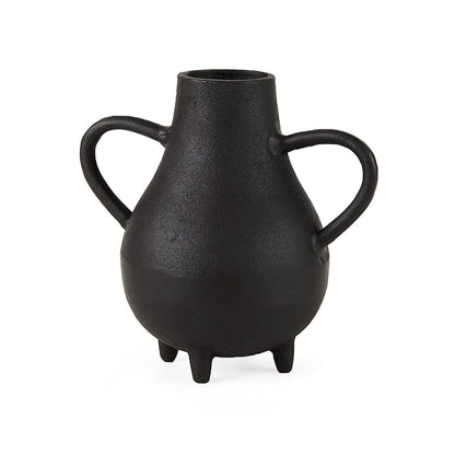 Mercana - Cyrus Black Two handled Vase Decorative Object - 69159 view 1