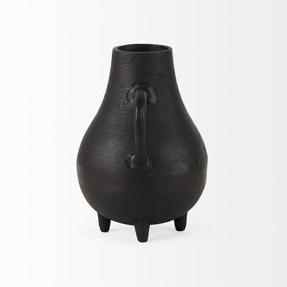 Mercana - Cyrus Black Two handled Vase Decorative Object - 69159 view 3