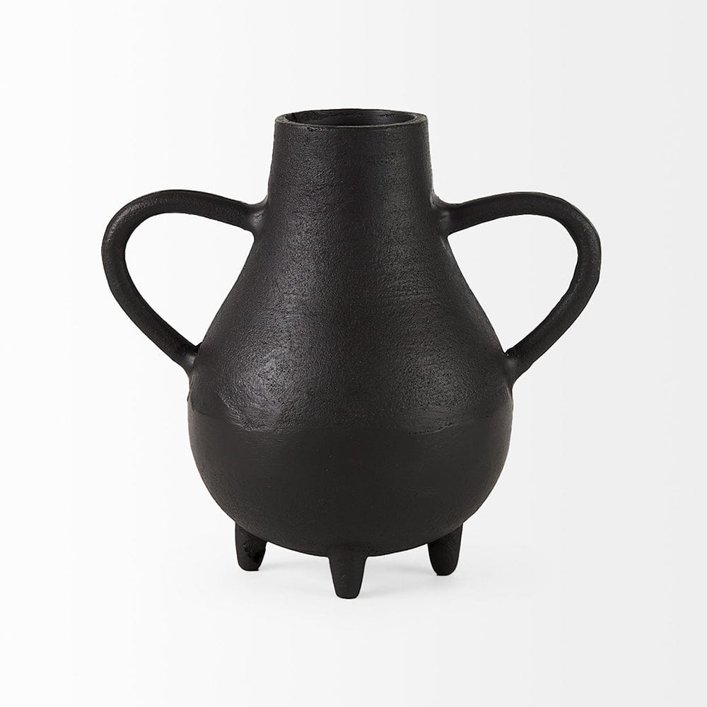 Mercana - Cyrus Black Two handled Vase Decorative Object - 69159 view 4