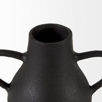 Mercana - Cyrus Black Two handled Vase Decorative Object - 69159 view 7