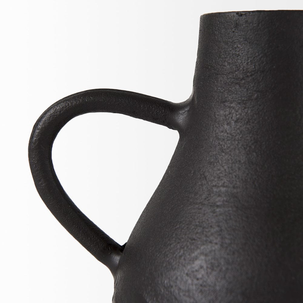Mercana - Cyrus Black Two handled Vase Decorative Object - 69159 view 8