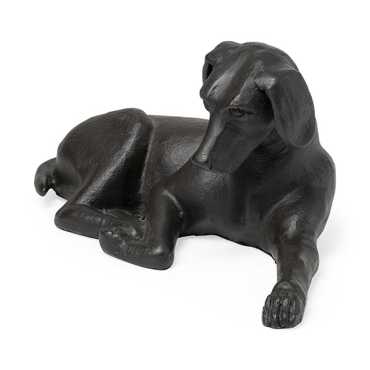 Mercana - Czar 11L x 7W Black Metal Labrador Retriever - 68422 view 1