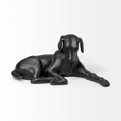 Mercana - Czar 11L x 7W Black Metal Labrador Retriever - 68422 view 2