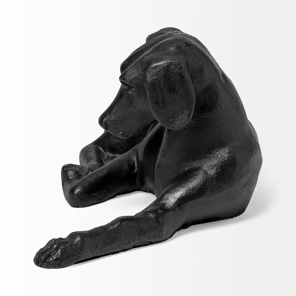 Mercana - Czar 11L x 7W Black Metal Labrador Retriever - 68422 view 3