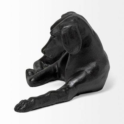 Mercana - Czar 11L x 7W Black Metal Labrador Retriever - 68422 view 3