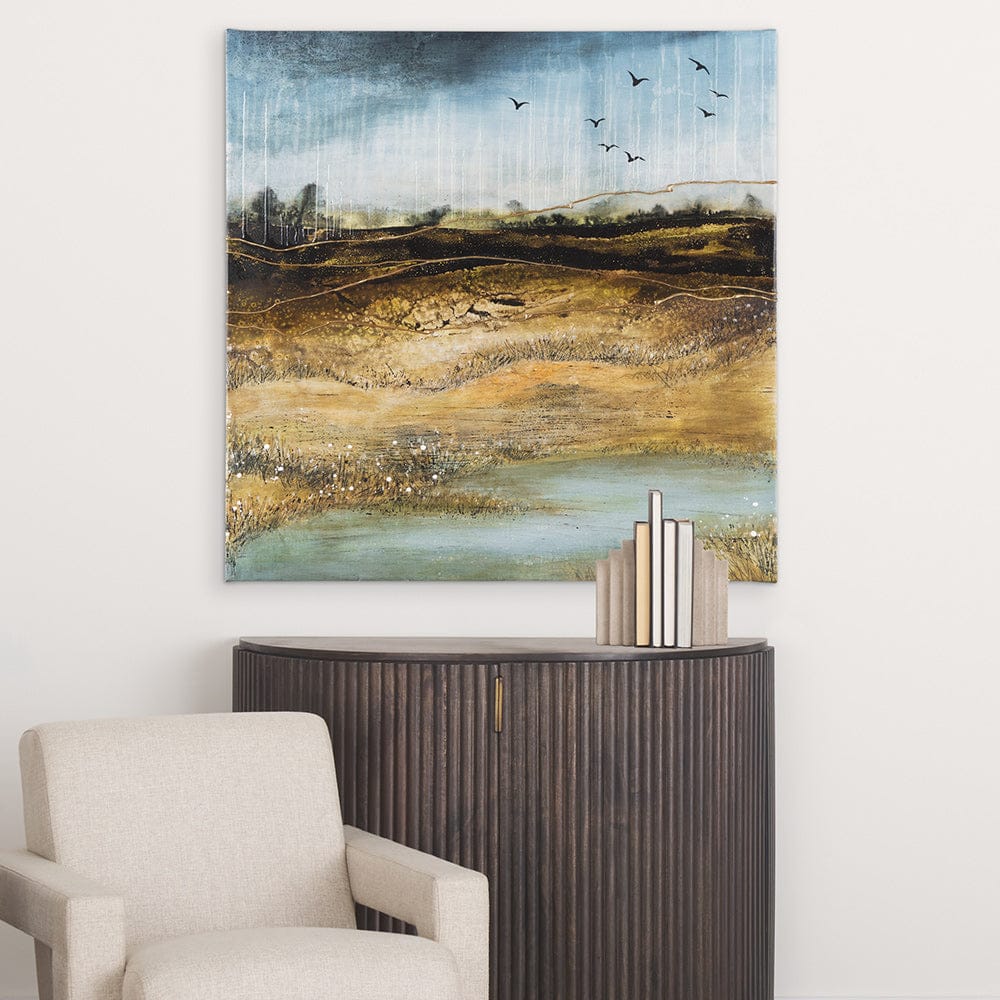 Mercana - Daily Fly Over by Julie Devine a Canvas Print - 102070-L view 9