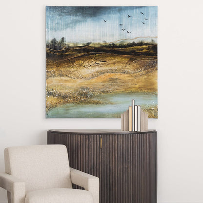 Mercana - Daily Fly Over by Julie Devine a Canvas Print - 102070-L view 9