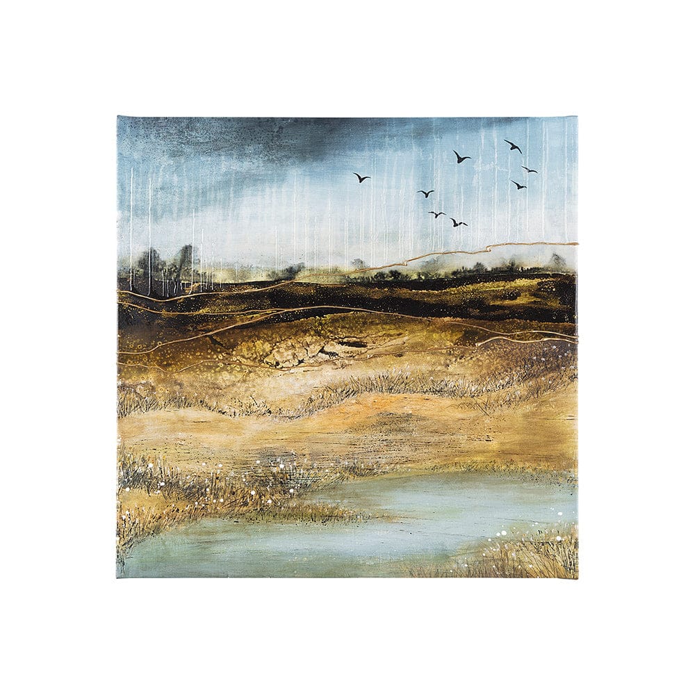 Mercana - Daily Fly Over by Julie Devine a Canvas Print - 102070-S view 1