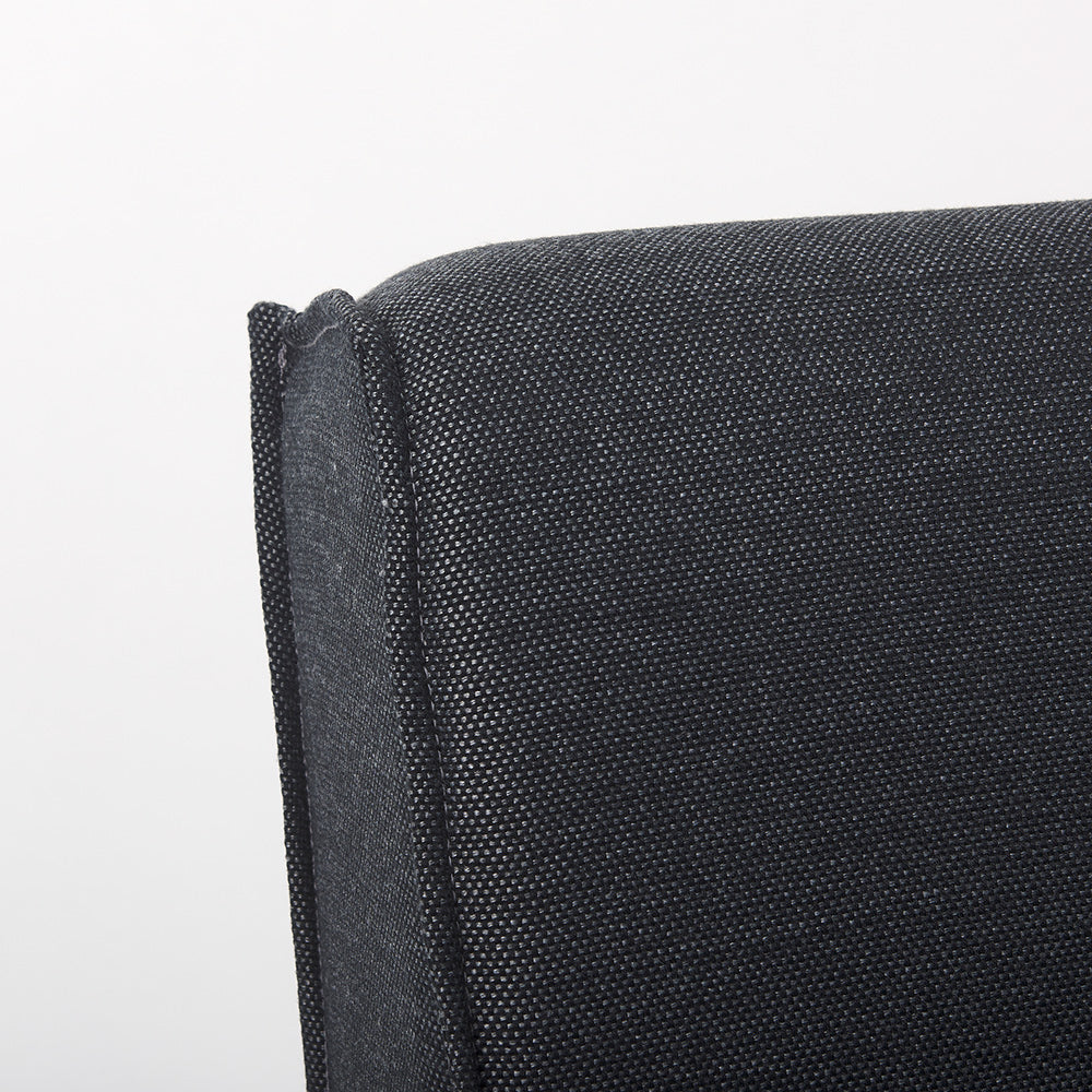 Mercana - Damon Fully Upholstered Grey Fabric Dining Chair on Casters (Set of 2) - 68325_CLOSEOUT view 8