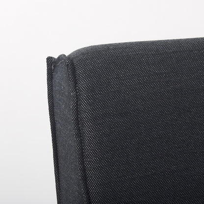 Mercana - Damon Fully Upholstered Grey Fabric Dining Chair on Casters (Set of 2) - 68325_CLOSEOUT view 8